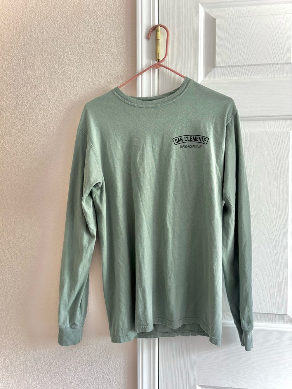 Jacks Surfboards San Clemente Boardriders Club Long Sleeve Green Tee Men’s S